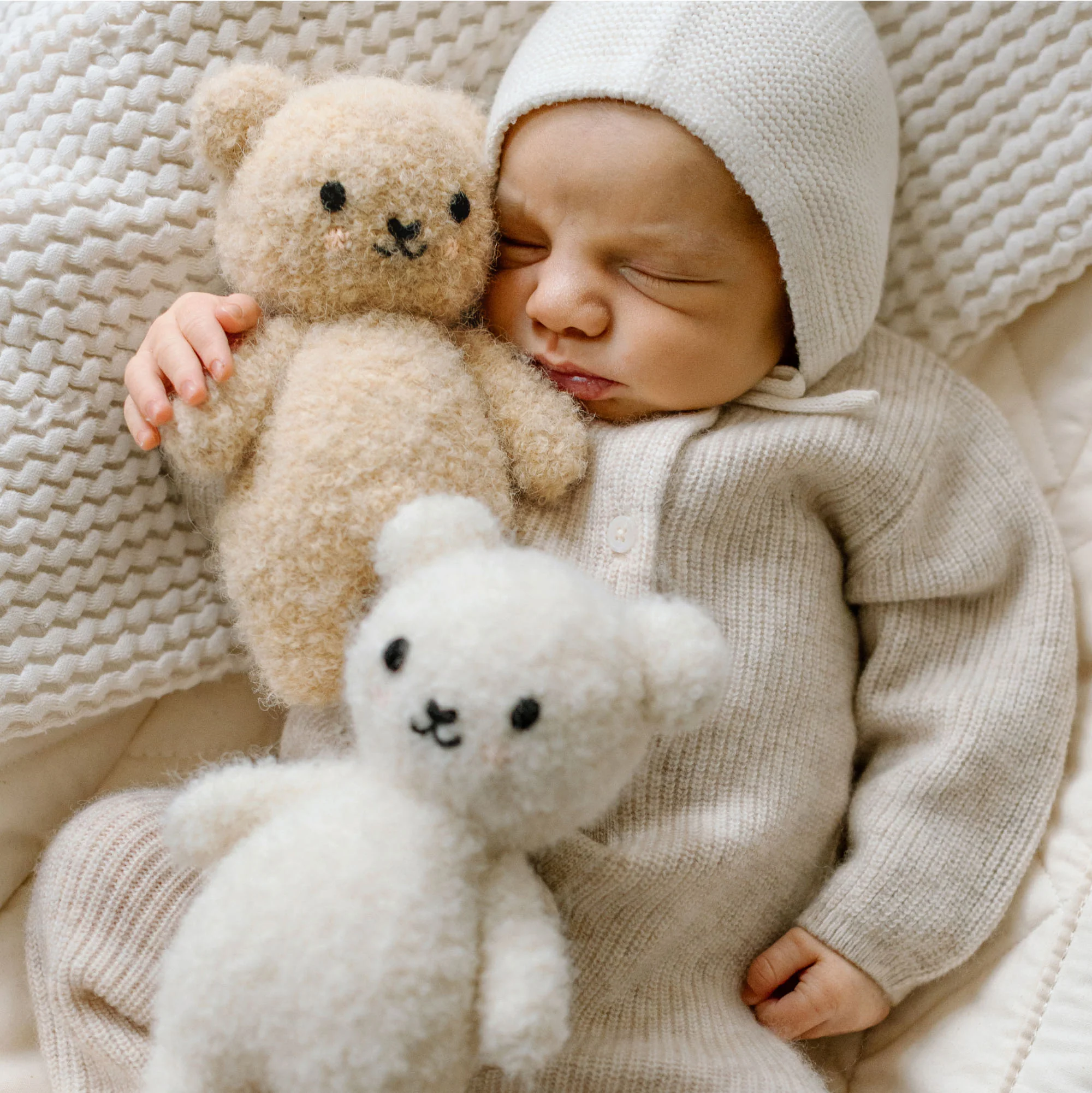Baby bouclé bear (ivory) - Image 8