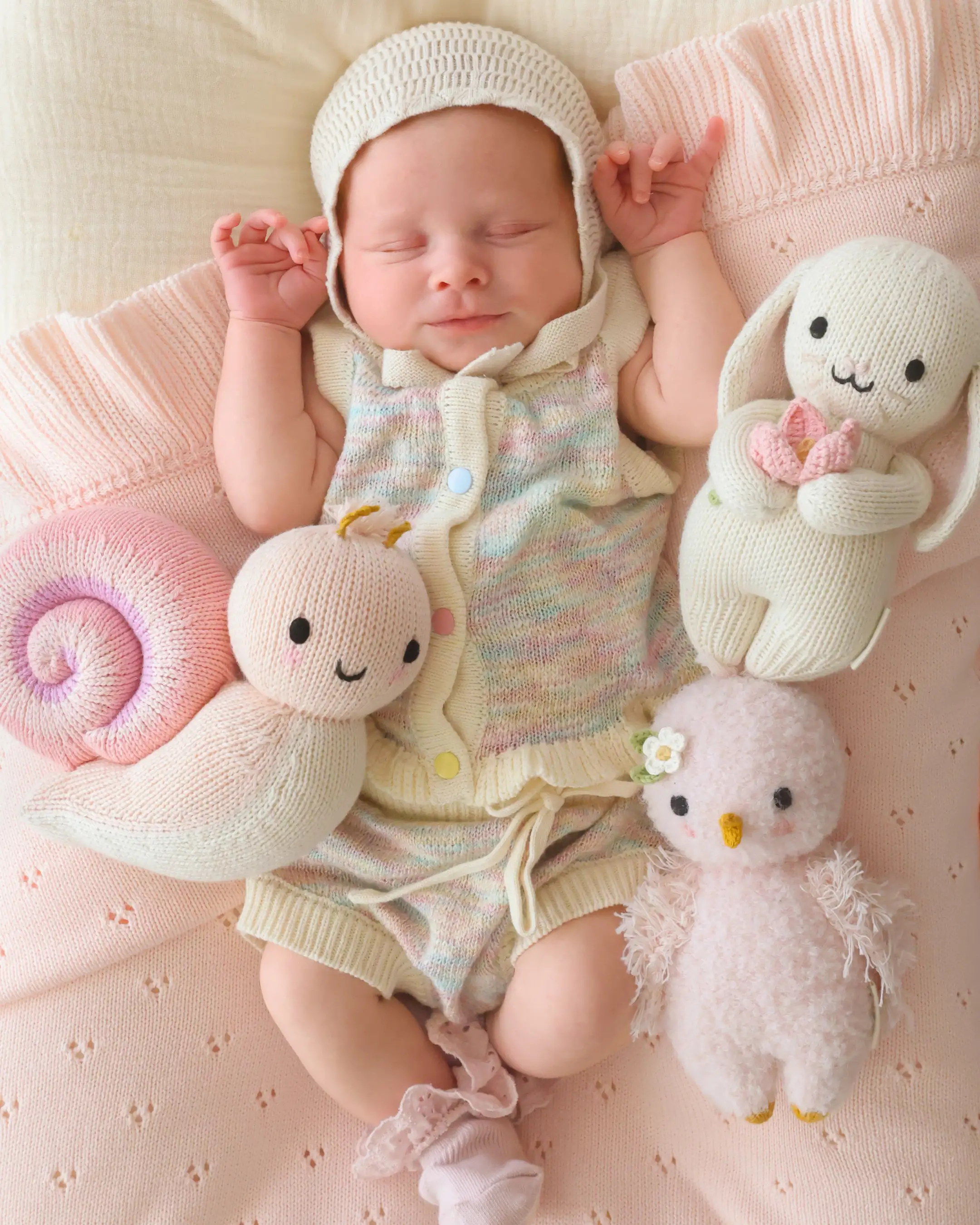 Baby bouclé chick (blush) - Image 6