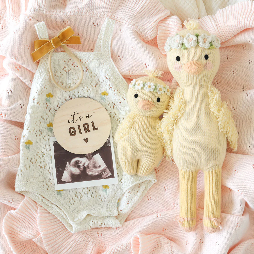 Baby duckling (ivory floral) - Image 5