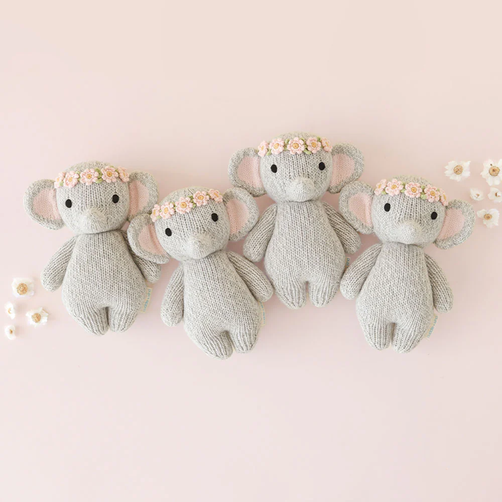 Baby elephant (blush floral) - Image 4