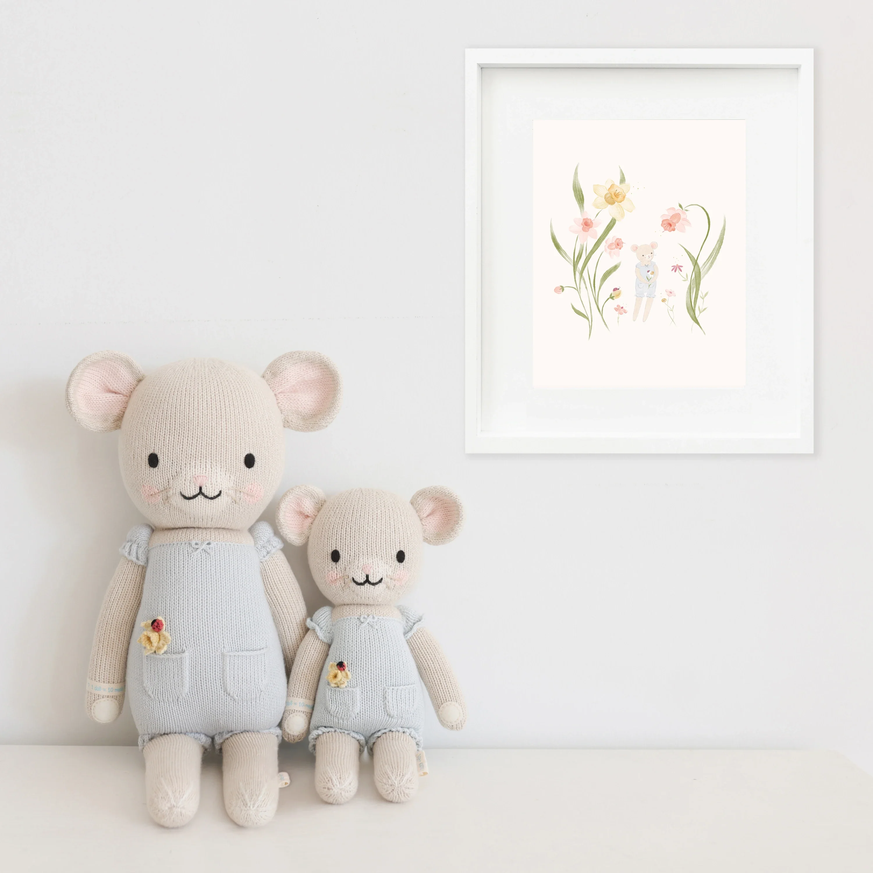Beatrice's print (periwinkle) (8"x10") - Image 2