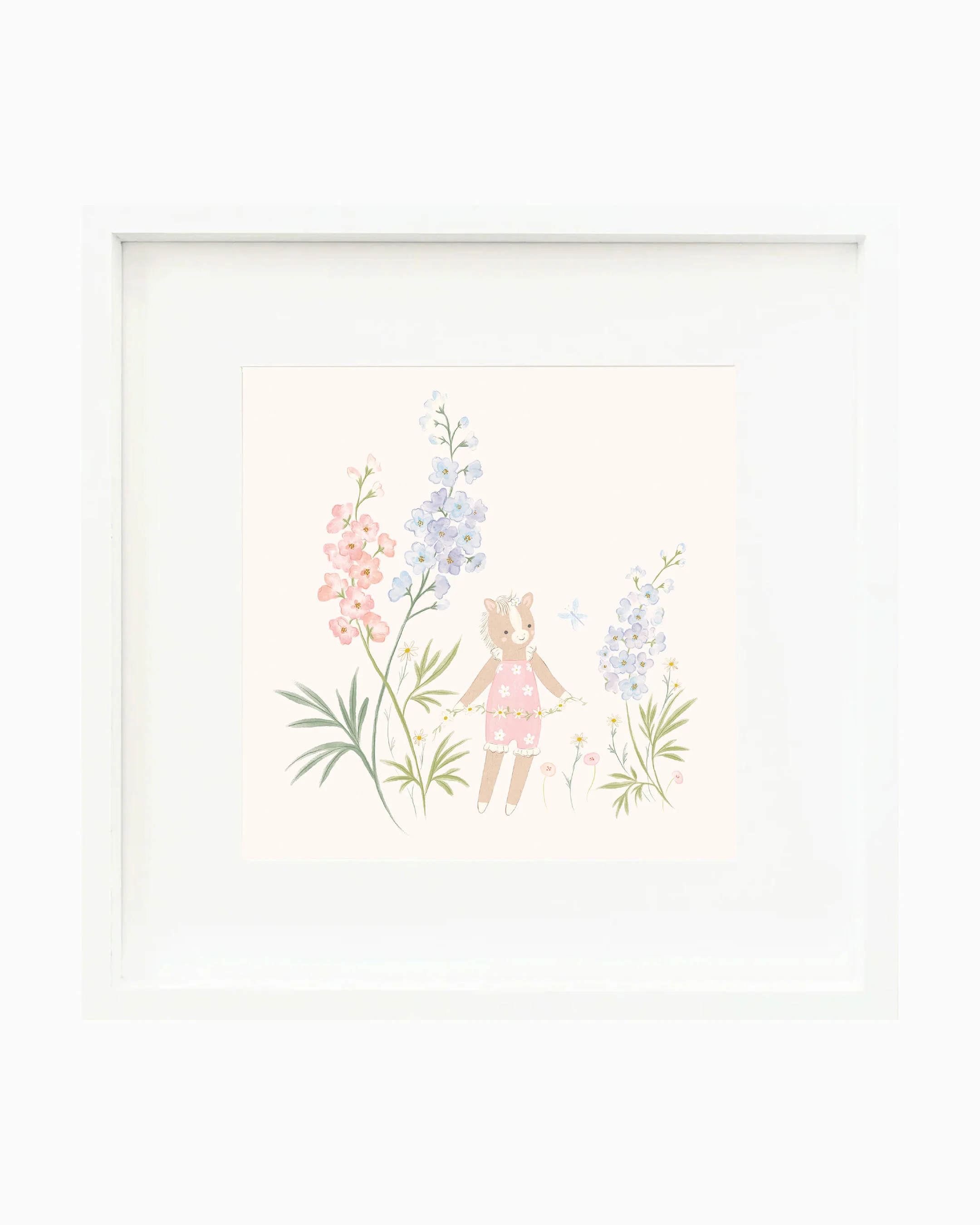 Sophia's print (posy pink) (8"x10")